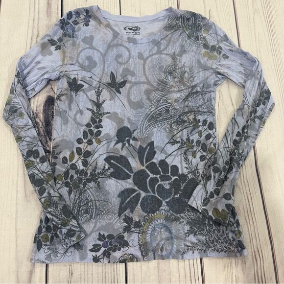 Roper Tops - Roper Western Floral Paisley Long‎ Sleeve Top Women's Size Medium